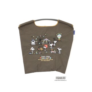 Ball & Chain 台灣官方｜日本刺繡包 SNOOPY'S SIBLINGS (M) 灰 32603061