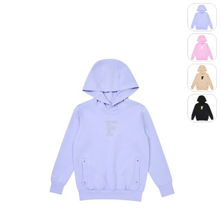【FILA】KIDS 孩童款 長袖連帽T恤-淺紫 1TEZ-8430-PL