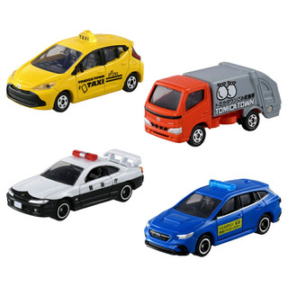 TAKARA TOMY TOMICA 多美小汽車 工作車組 豬帽子模型玩具