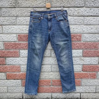 Levis 511 二手牛仔褲-正品 窄管 彈性 修身-(levis 04511-1327)-W33 L32