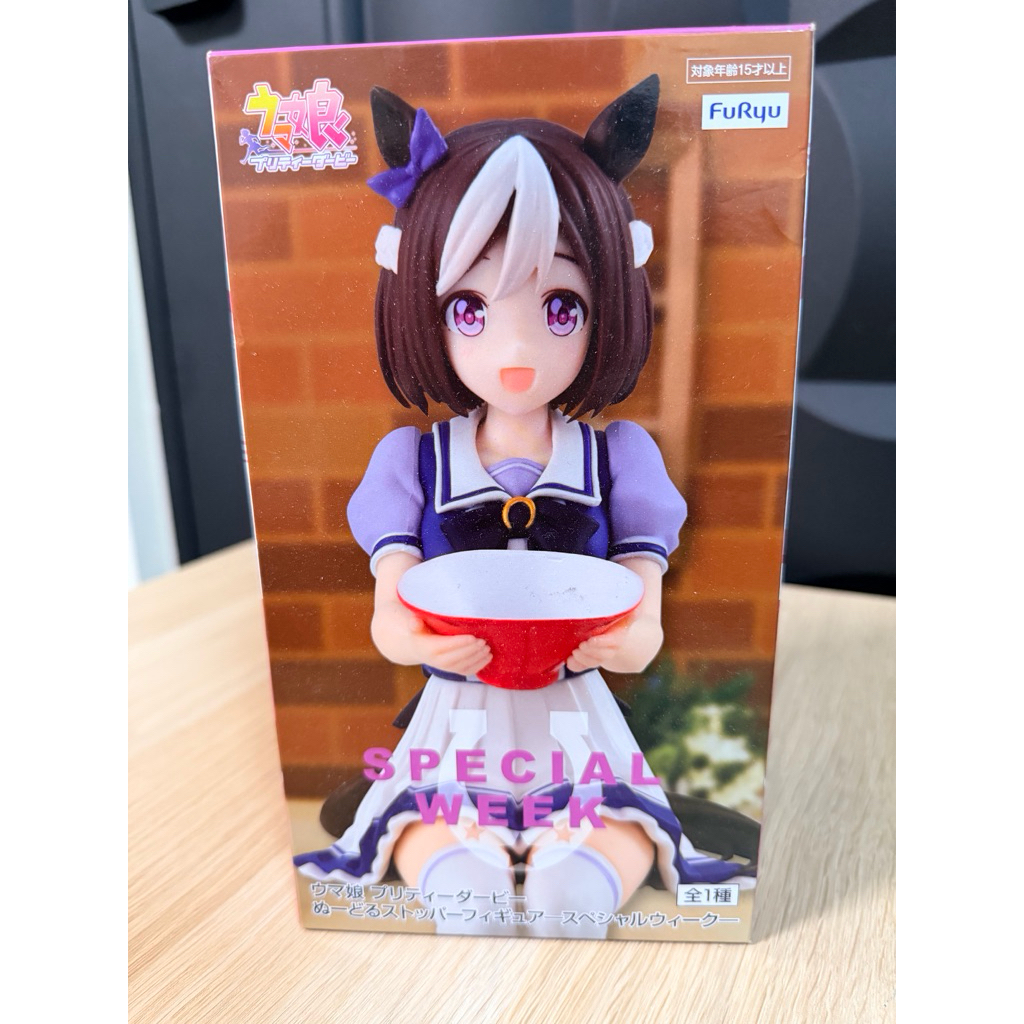 🎉台灣現貨🎉隔日到貨⚡️⚡️全新正版 《賽馬娘 Pretty Derby特別週（Special Week）泡麵蓋景品模型