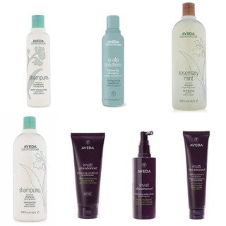 AVEDA - 純香洗髮菁1000ml/迷迭薄荷洗髮精1000ml/純香潤髮乳250ml/蘊活淨瑕平衡洗髮精250ml