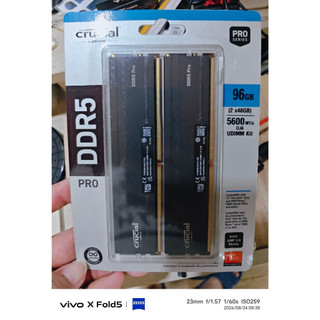 美光Crucial Pro DDR5-5600 96GB (48GBx2) 超頻記憶體 雙通道套裝 CL46(全新現貨)