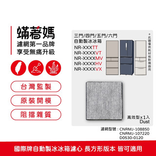 蟎著媽 適用 Panasonic 國際牌 NR自動製冰箱 XGS XV HX WX系列 濾棉 濾芯 濾水 濾網