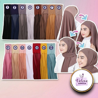 Hijab Inner Segi Empat Calla Square Instan Sifon jilbab