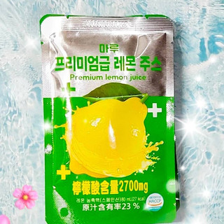 現貨剛到~~MARU韓國新鮮檸檬汁80ml 今夏必備