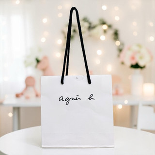 【二手正品】Agnes b.手提紙袋 購物袋 衣服袋 禮物袋 名牌紙袋 專櫃紙袋 精品袋