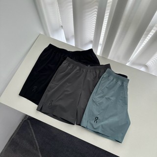 「現貨」On 昂跑 26ss 單邊拉鍊雙口袋 膝上7分 運動短褲【加州歐美服飾】 #0800519-521