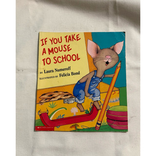 二手｜ If you take a mouse to school平裝英文童書