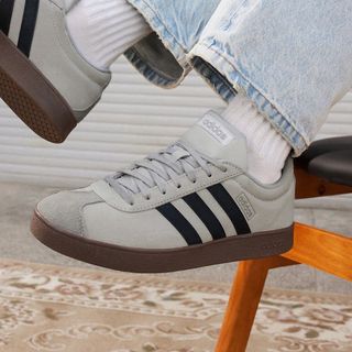 零碼出清特惠✨ADIDAS NEO VL COURT 白灰 灰褐 焦糖底 男女鞋 JR2560