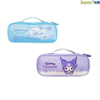 【怡寶】筆袋 鉛筆盒 大耳狗喜拿Cinnamoroll 酷洛米Kuromi 三麗鷗Sanrio 大容量筆袋 寬版提袋