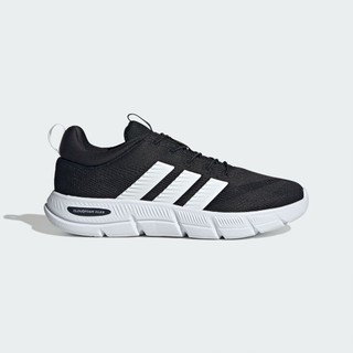 ADIDAS 男 慢跑鞋 黑CLOUDFOAM FLEX - ELASTIC LACES 運動鞋 HQ2547【樂買網】