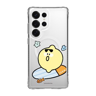 【TOYSELECT】Second Morning檸檬衝浪手防摔透明SAMSUNG手機殼