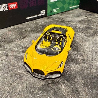 現貨售完！其他都被訂走了 Bugatti W16 Mistral Yellow 黃 1137 模型車 小汽車