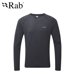 【E ROPE】 RAB Force LS Tee 透氣長袖排汗衣 男款 鋼鐵藍
