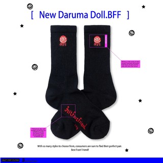 (Wings Select) BEST FOOT FRIEND BFF New Daruma Doll 三色 襪子 機能