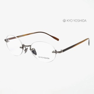 Kyo Yoshida T77001 吉田京眼鏡｜職人小臉復古經典款無框眼鏡 男生女生品牌眼鏡框【幸子眼鏡】