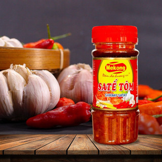 [越南的小喫］沙爹蝦醬90g Sa Tế Tôm Mekong 90G