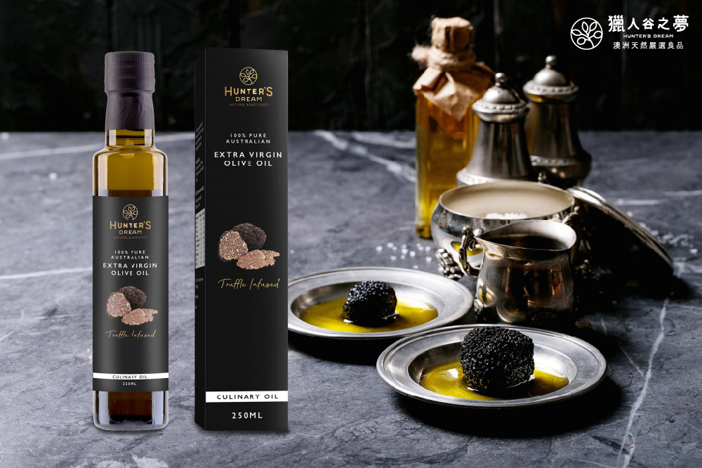Hunter Valley Dream Australian Black Truffle Extra Virgin Olive Oil 250ml - Sauces & Condiments - Other Materials