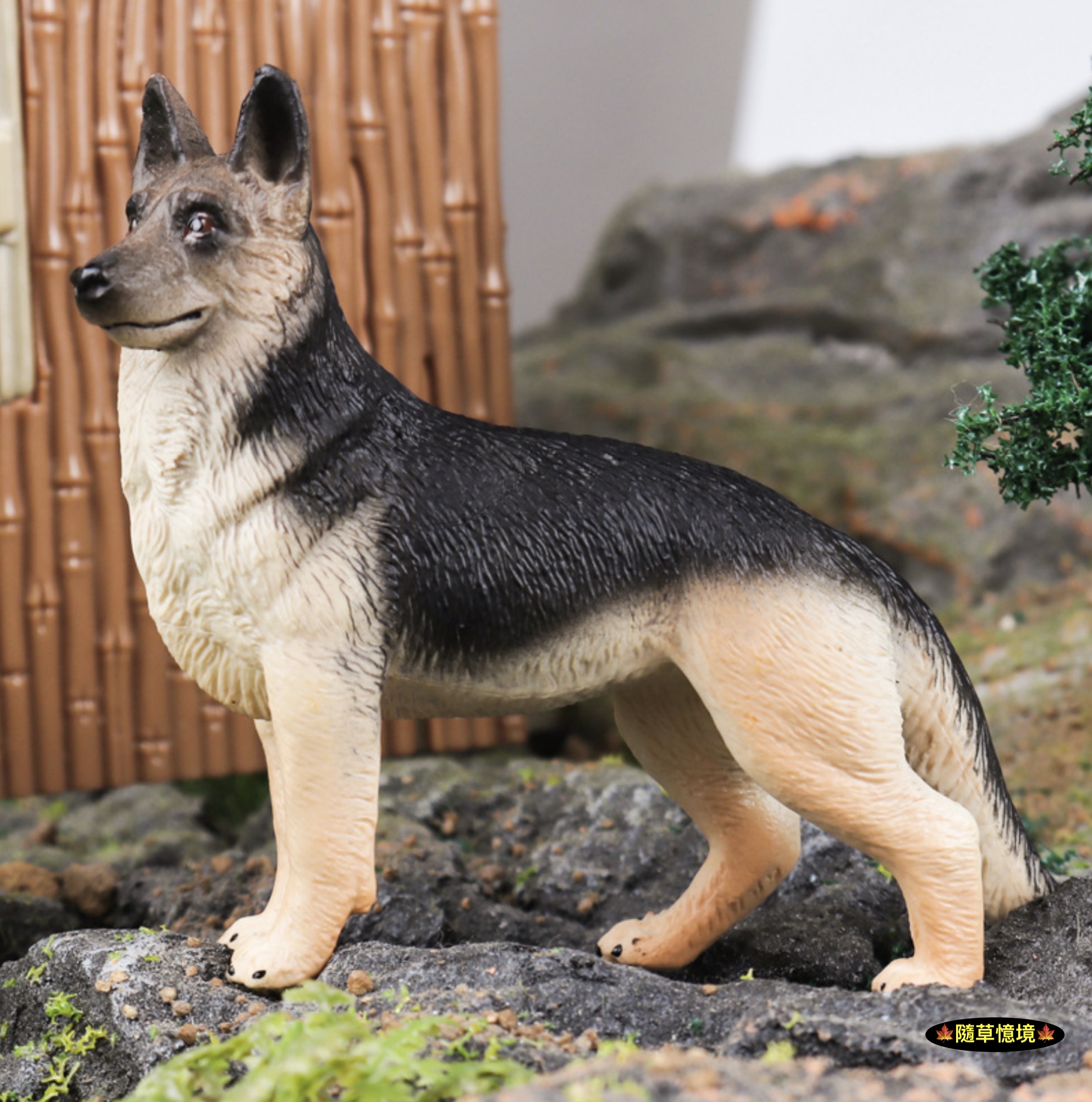 （小號）仿真 德國牧羊犬 狼狗 狼犬 牧羊犬 狗狗 小狗 忠犬 動物模型 野生動物 兒童 公仔 SPG