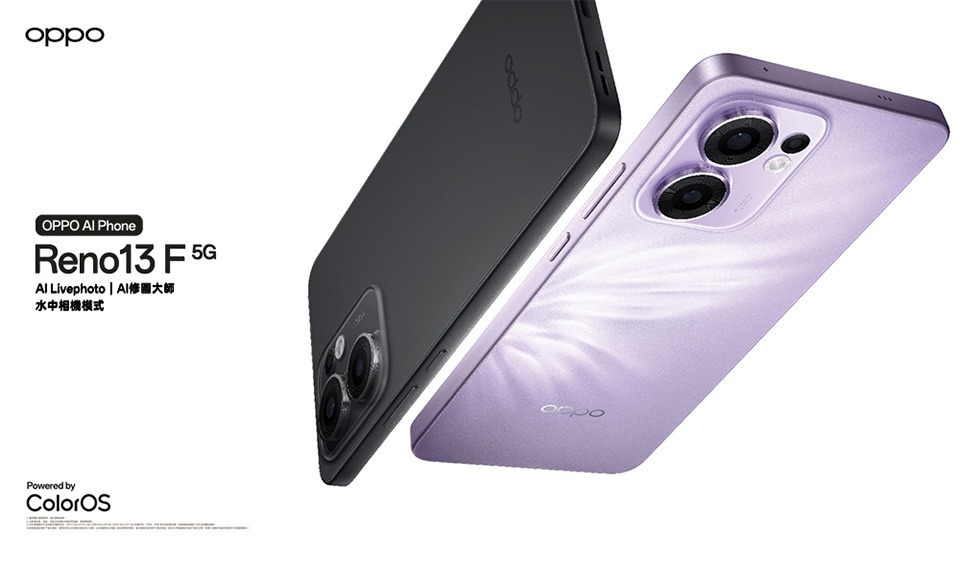 oppoOPPO  PhoneReno13 F5G Livephoto | Al修圖大師水中相機模式Powered byColorOS