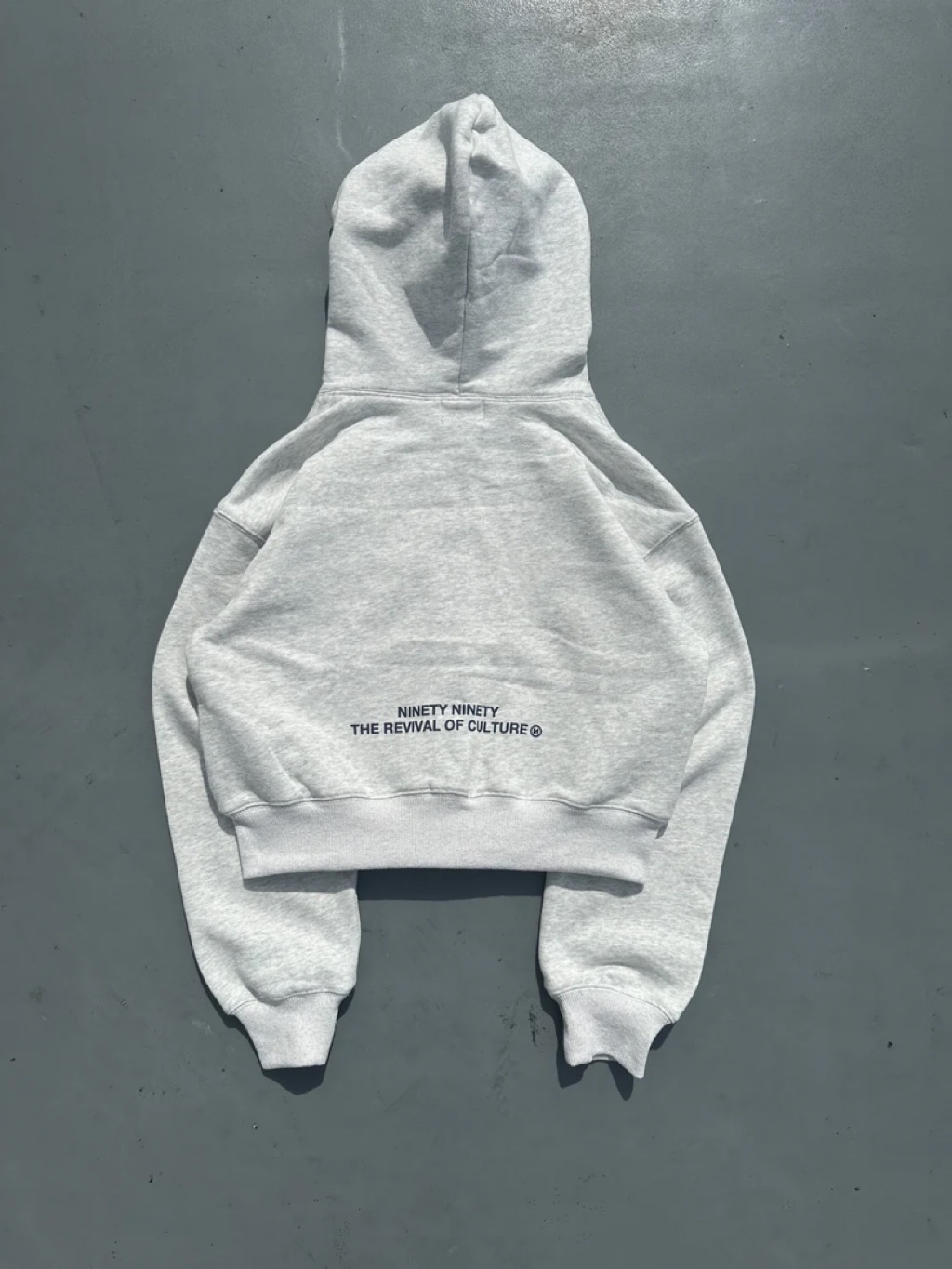 9090 90 Logo Dot Zip Hoodie