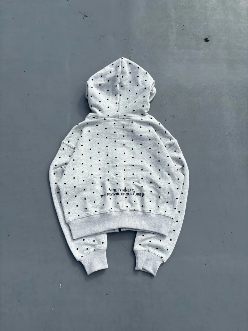 9090 Angel Dot Zip Hoodie