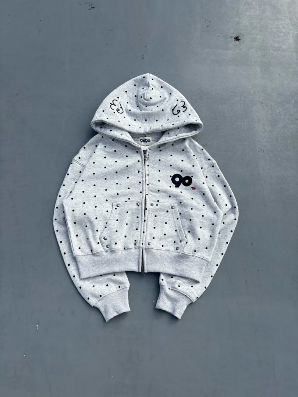 9090 Angel Dot Zip Hoodie Mサイズ Angel Dot Zip Hoodie – YZ