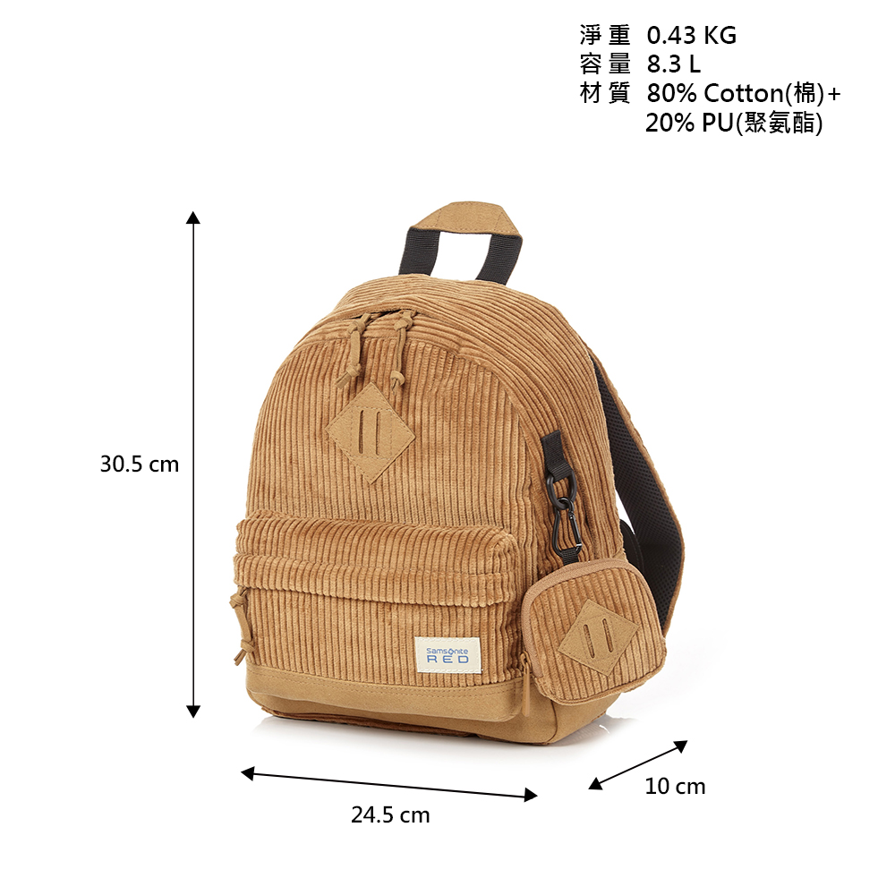 30.5 cm0.43 KG容量 8.3 L80% Cotton)20% PU()24.5 cm10 cm
