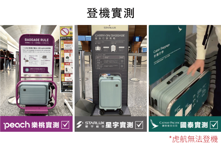 Luredada經典款鹿兒大嘴獸一代行李箱20吋登機箱前開式電腦夾層防爆拉鍊