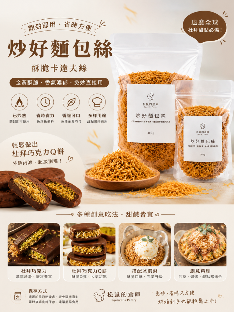 炒好麵包絲