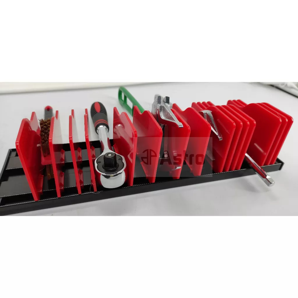 15片可調式 塑膠底盤工具收納架 鉗子收納 整理架 置物架 #SHPPR15 Plastic Plier Rack