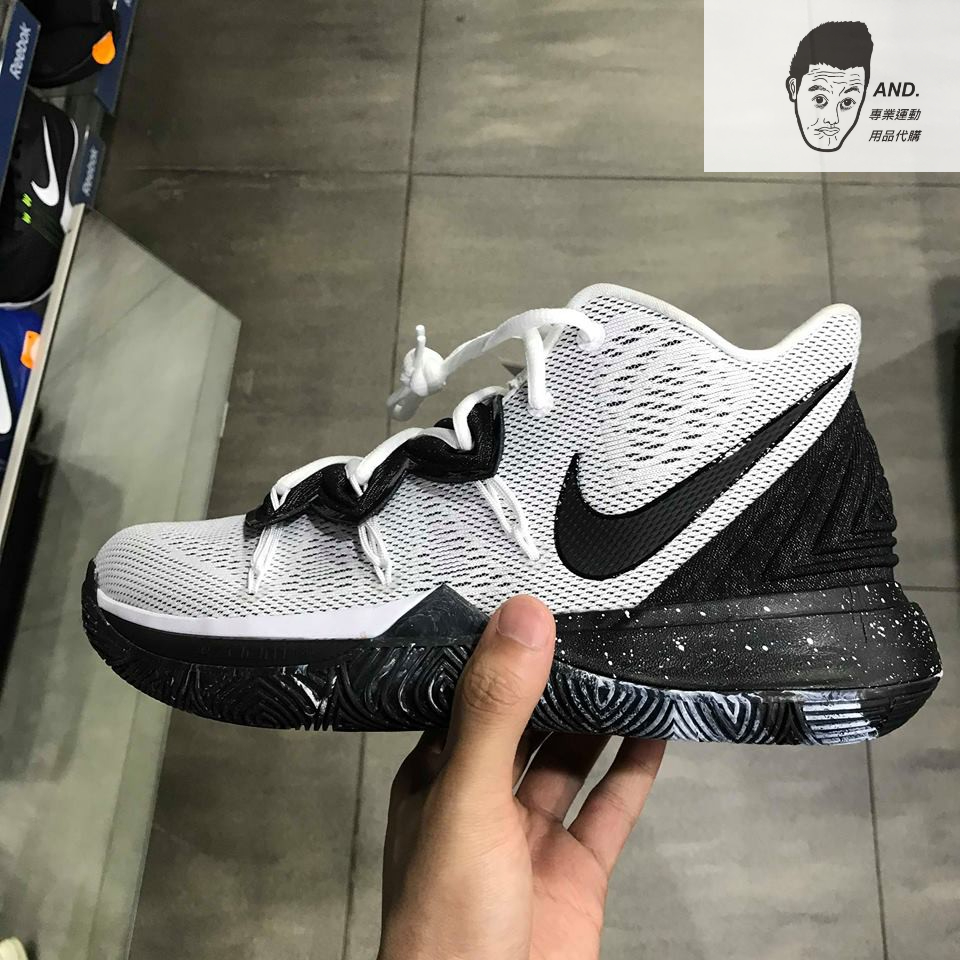 【AND.】NIKE KYRIE 5 EP OREO BLACK 白黑 XDR 籃球 耐磨 男款 AO2919-100