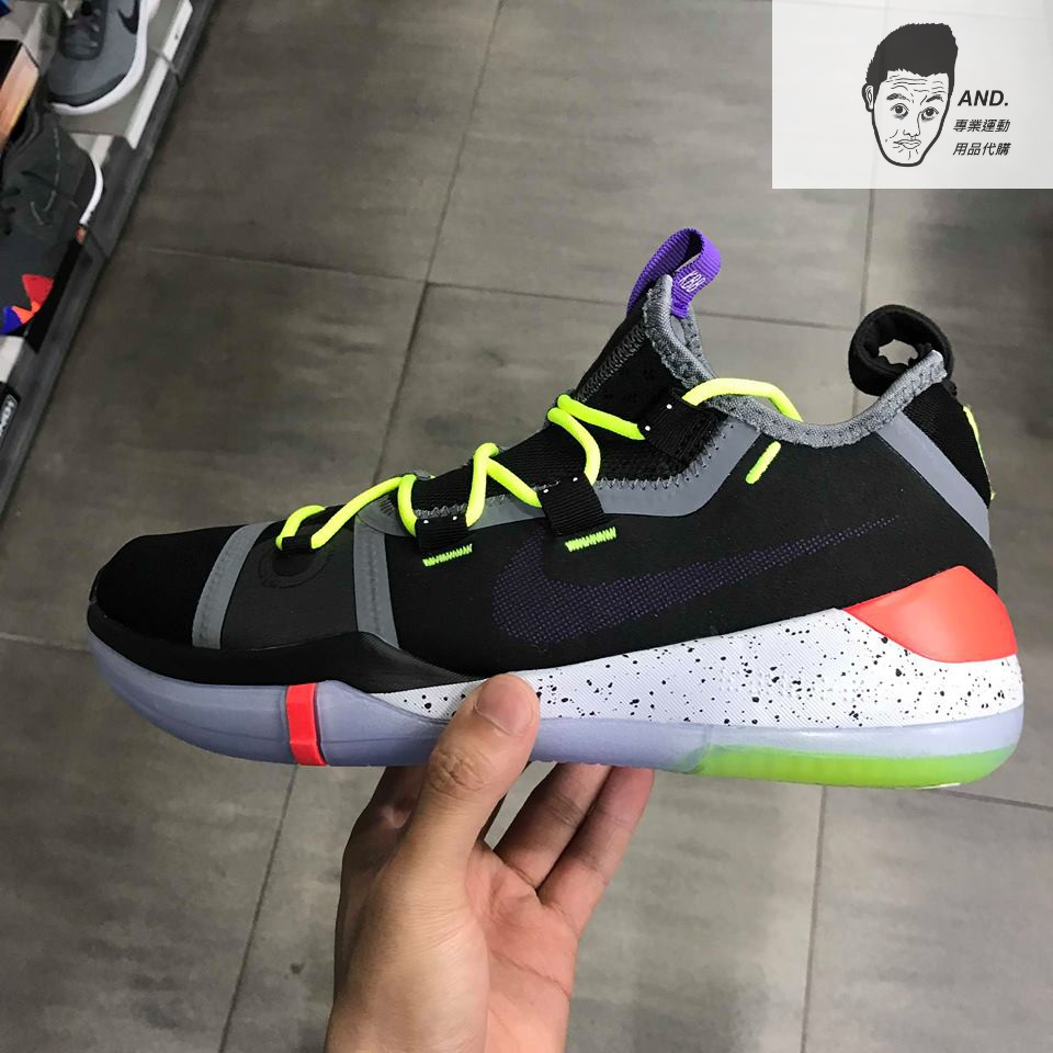 【AND.】NIKE KOBE AD EP MAMBA DAY 黑灰紫 螢光黃 小丑 籃球鞋 AV3556-003