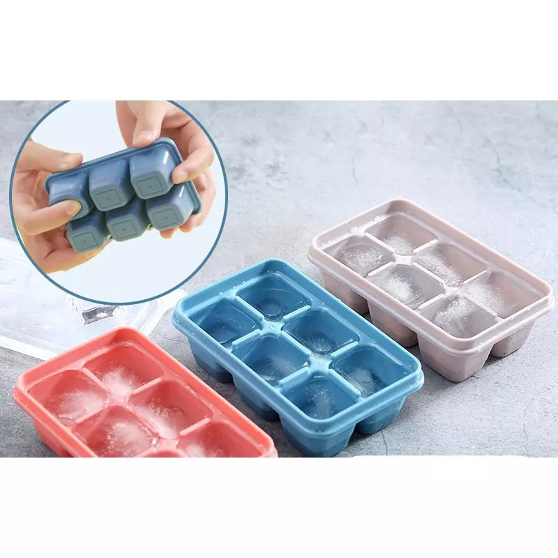 💯現貨秒出⚜️方塊冰格盒子 軟底製冰盒 帶蓋製冰盒 按壓式製冰盒 製冰模具 矽膠製冰格 冰塊盒 家用製冰 製冰盒