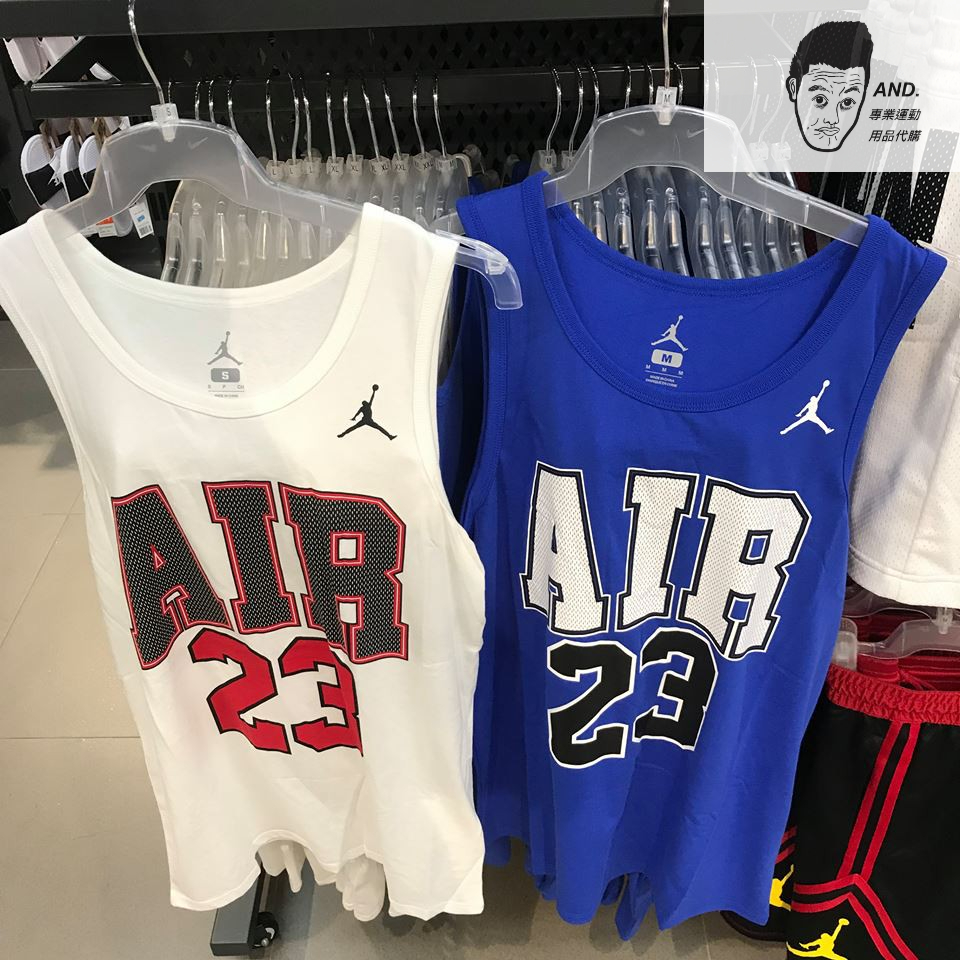 【AND.】NIKE AIR JORDAN 23 飛人 LOGO 運動 休閒 背心 男款 AA1910-405/001