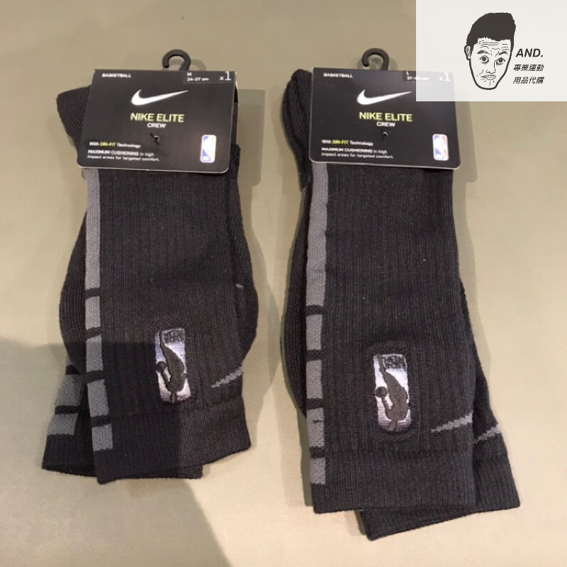 【AND.】NIKE NBA ELITE 運動長襪 籃球襪 男款 SK0091-010