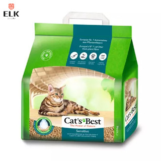 【微光貓咪生活】CAT'S BEST 凱優黑標凝結木屑砂-強效除臭 2.9KG-8L #凱優 #黑標 #貓砂 #寵物用品