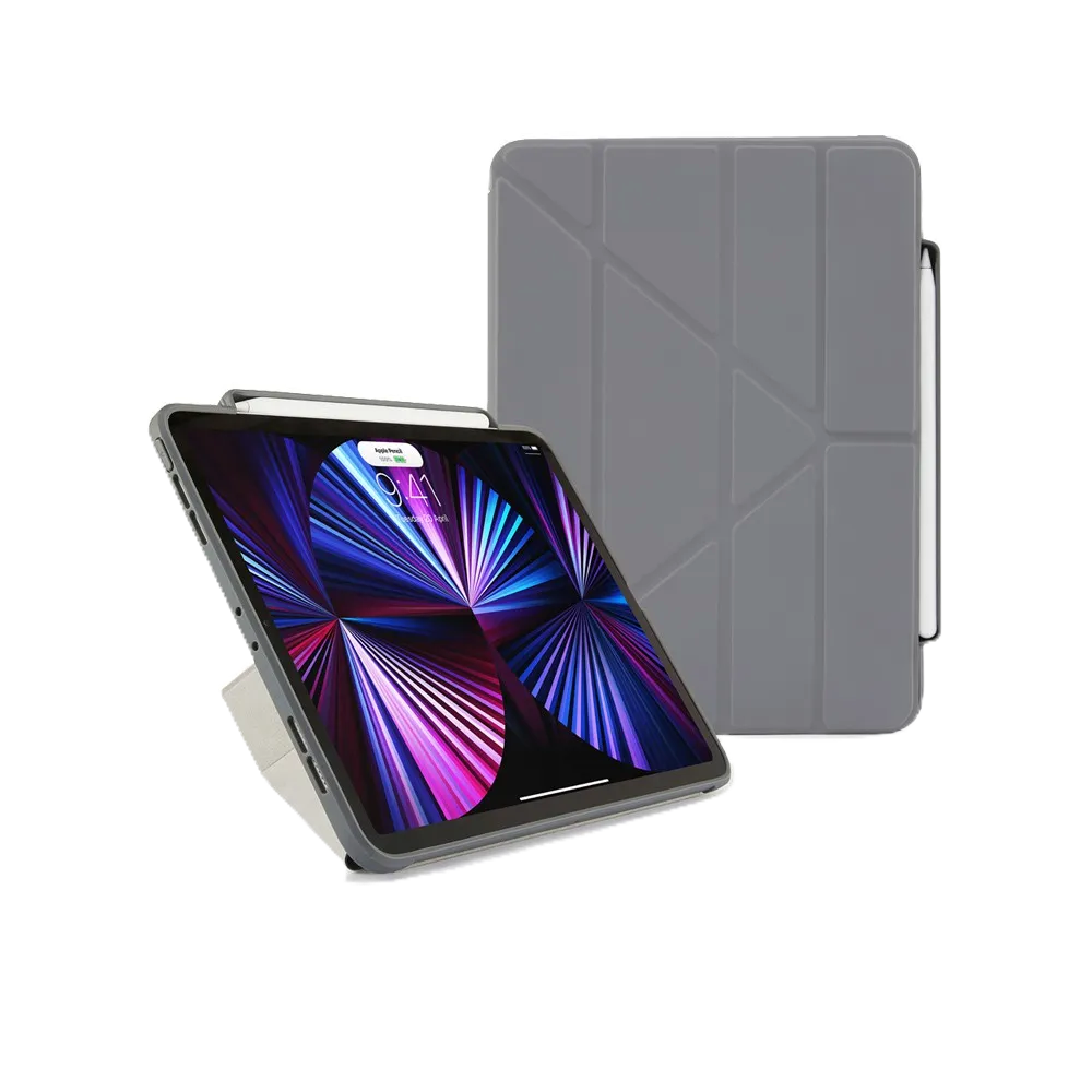 英國 PIPETTO Origami Pencil iPad Pro 11吋 (2021) 多角度多功能保護套 內建筆槽