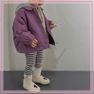 ✨小不點兒✨2022新款韓版兒童冬裝洋氣休閑夾克棉衣男女寶寶時髦加厚棉服外穿90-140