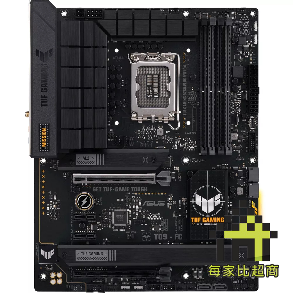 華碩 TUF GAMING B760-PLUS WIFI D4主機板 ASUS 13代 DDR4 ATX【每家比】