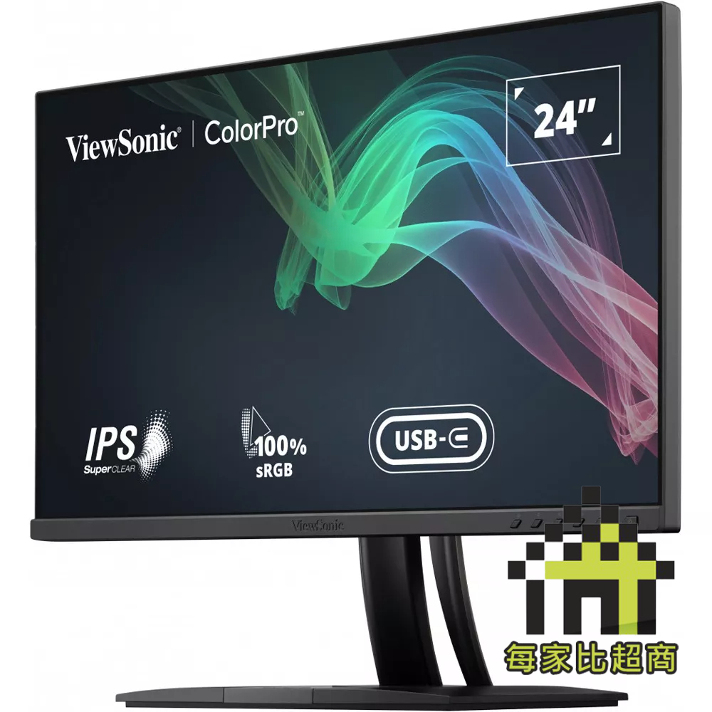 ViewSonic VP2456 24型 100% sRGB 專業色彩顯示器 【每家比】