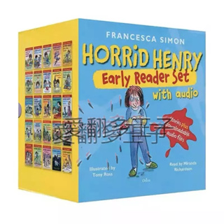 淘氣包亨利橋梁書25冊Horrid Henry Early Readers Set原版音效mp3