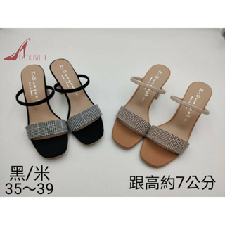 TATA【現貨➕預購】 MITSR台灣製 高跟拖鞋 透明跟拖鞋