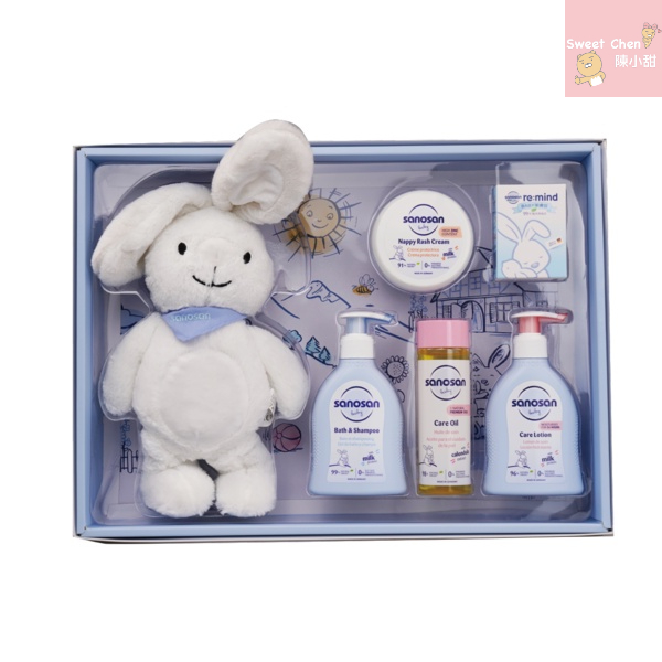 珊諾 sanosan baby極致寵愛新生禮盒(附禮袋)(領券優惠)❤陳小甜嬰兒用品❤
