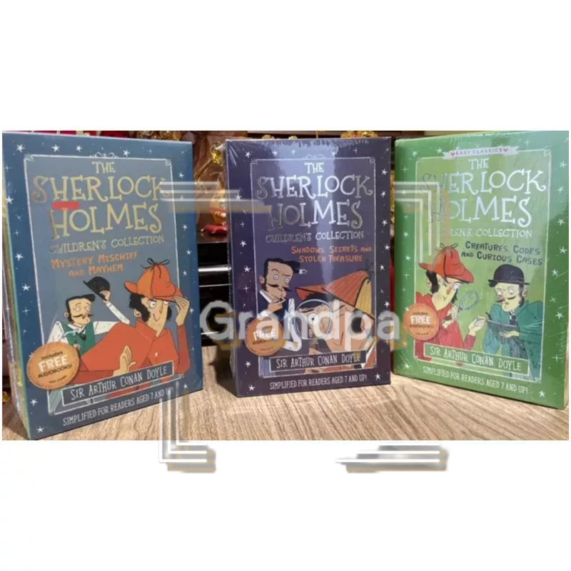 福爾摩斯偵探案第一季 第二季 第三季 The SHERLOCK HOLMES 10冊盒裝 掃碼音頻