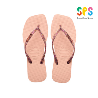 HAVAIANAS 哈瓦仕 SLIM SQUARE LOGO METALLIC 女性款 HF3F8257P1