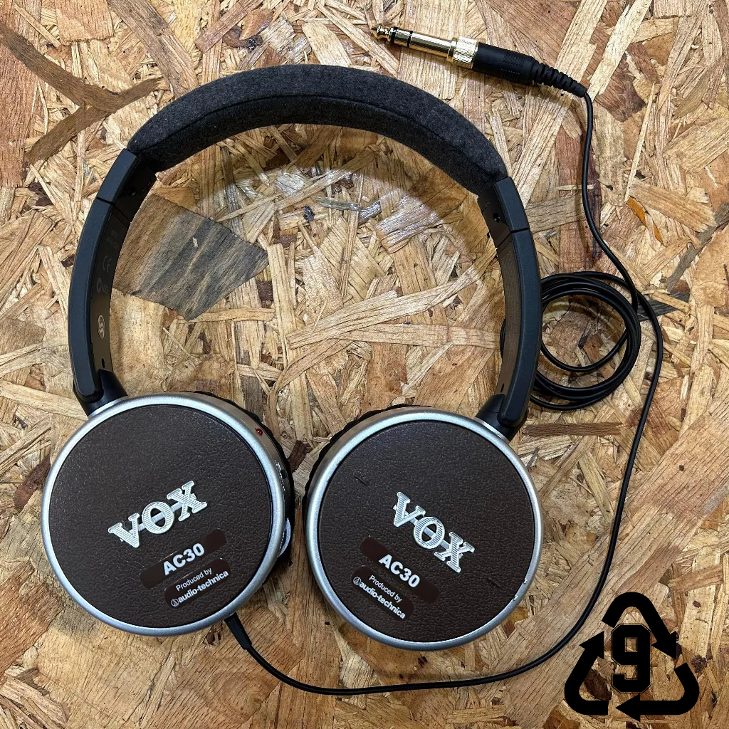 【玖的樂器】二手 中古 VOX amPhones AC30 耳罩式前級 效果器&amp;音樂 兩用耳機