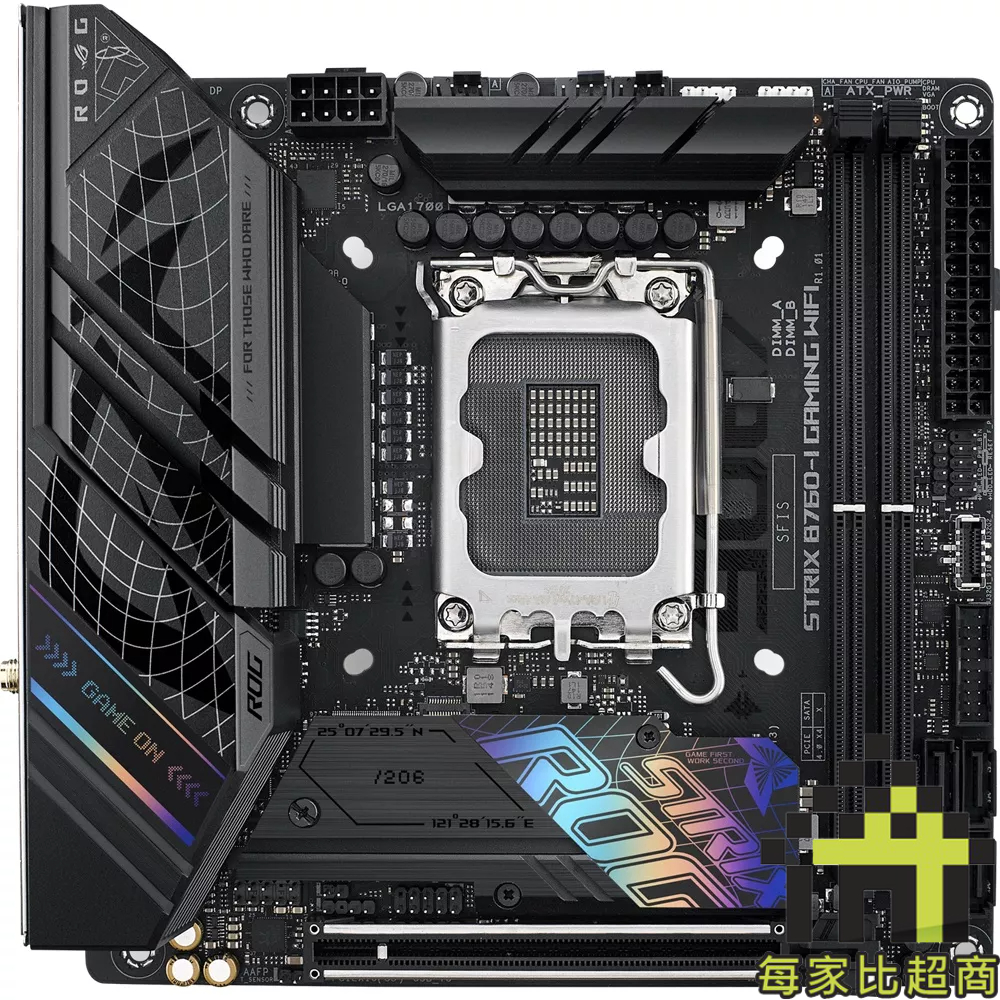 華碩 STRIX B760-I GAMING WIFI 主機板 ASUS 13代 DDR5 Mini-ITX【每家比】