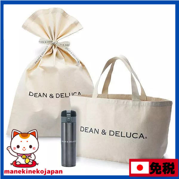 日本  DEAN &amp; DELUCA　大容量手提包＆水壺禮品組 1組附紙袋